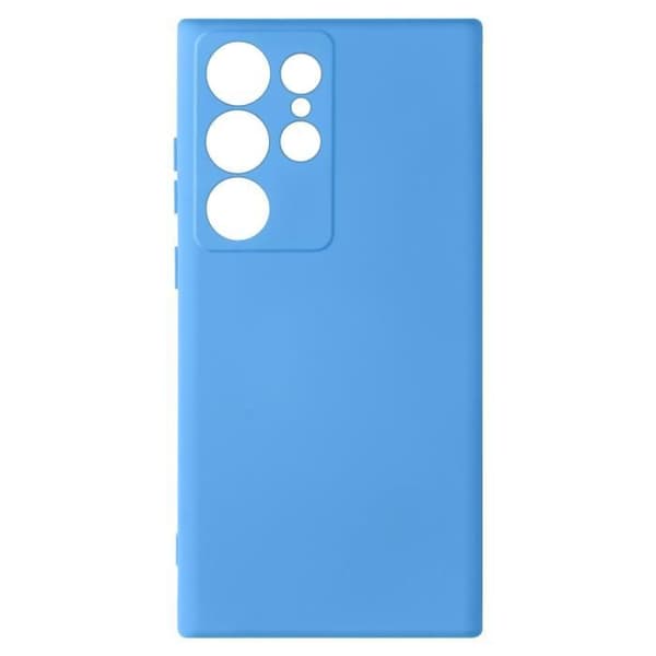 Coque - Snabbt skydd - Samsung Galaxy S23 Ultra - Semi-styv - Silikon - Blå Blå