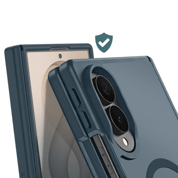 MagSafe-fodral för Galaxy Z Fold 8 Yind-serien med Dux Ducis-hinges i midnattsblå Blå