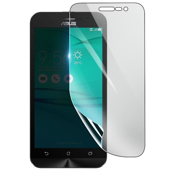 Skärmskydd - 3MK - Asus Zenfone Go ZB500KL - Stötsäker Hydrogel - Reptålig - Transparent Transparent