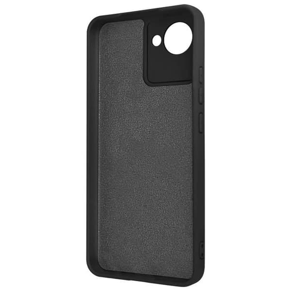 Coque - Realme - C30 - Semirigid silikone - Stødbeskyttelse - Soft-touch finish Svart