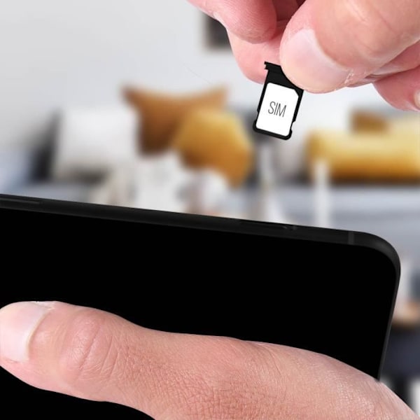 SIM-kortskuffe - Apple - iPhone 11 - 1 slot - Nano Sim - Sort svart