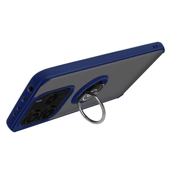 Coque för Xiaomi Redmi Note 14 5G med Videostöd RIng Blå Natt Blå