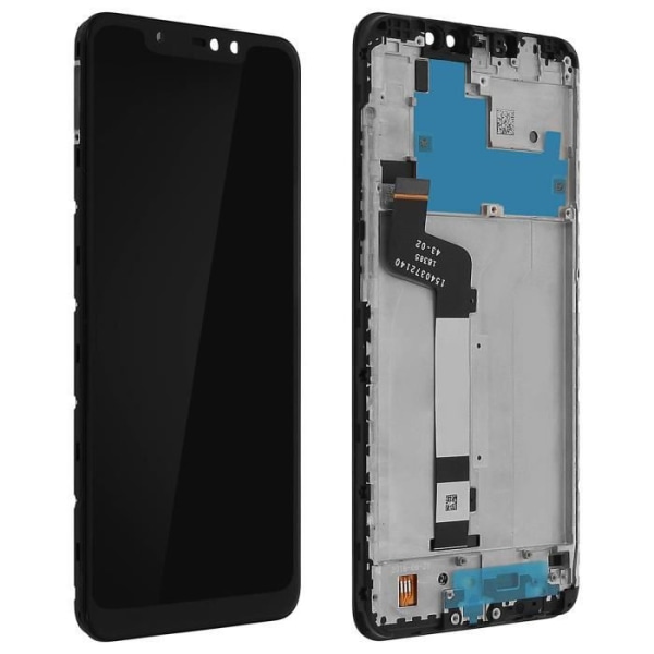 Xiaomi Redmi Note 6 Pro LCD Täydellinen kosketusnäyttö, yhteensopiva musta musta