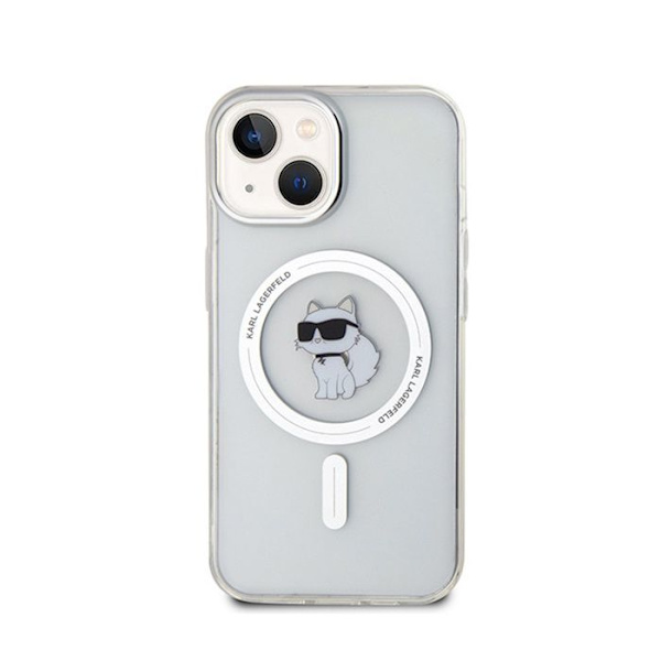 Telefonetui - Karl Lagerfeld - IML Choupette - Transparent - Kompatibel med MagSafe - Beskyttelse mod ridser Transparent