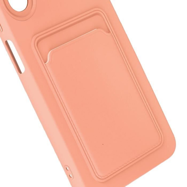 Coque - AVIZAR - Samsung Galaxy A25 5G - Mjuk - Integrerad kortfack - Anti-fingeravtryck Rosa