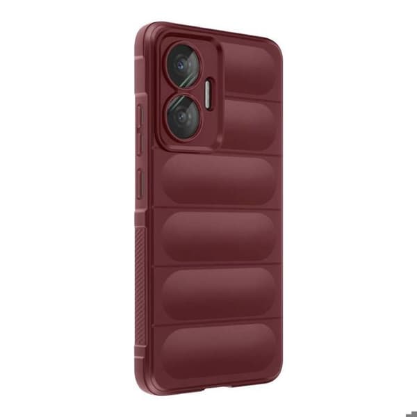 Skyddsskal för Xiaomi Poco F7 Soft Touch Stötsäker Bordeaux Röd