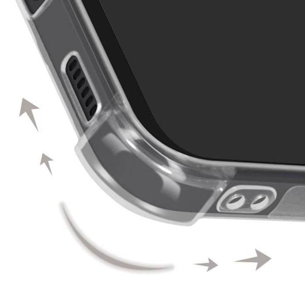 Kotelo - AKASHI - Samsung Galaxy A05s - Pehmeä silikoni - Vahvistetut kulmat - Läpinäkyvä Transparent