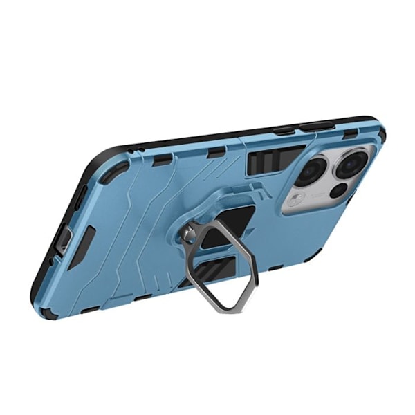Coque - AVIZAR - Oppo Reno 13 - Rotationsring 360° - Stødabsorberende - Bi-materiale Blå