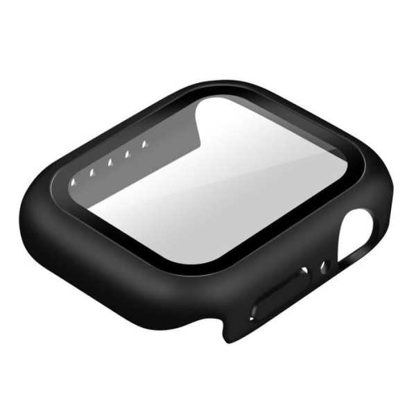 Fodral Apple Watch Serie 7 (45 mm) Stel Ultratunt Svart Skyddsglas Svart Svart