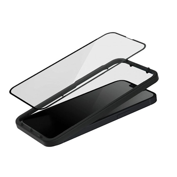 Beskyttelsesglas til iPhone 13 Pro Max Rhinoshield i klart, blødt 3D-anti-stød med blåt lys. Vit