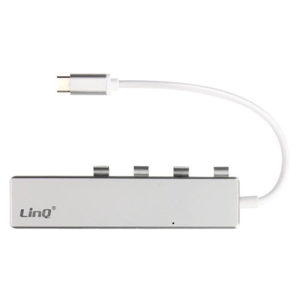 USB Typ C-hub med 4 LinQ USB-portar