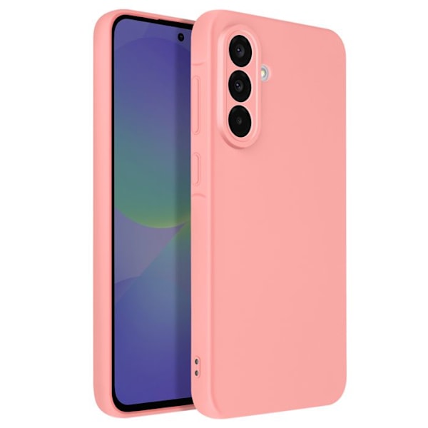 Coque för Samsung Galaxy A36 Semi-rigid Soft-touch Anti-spår Rosa Pudrad Rosa
