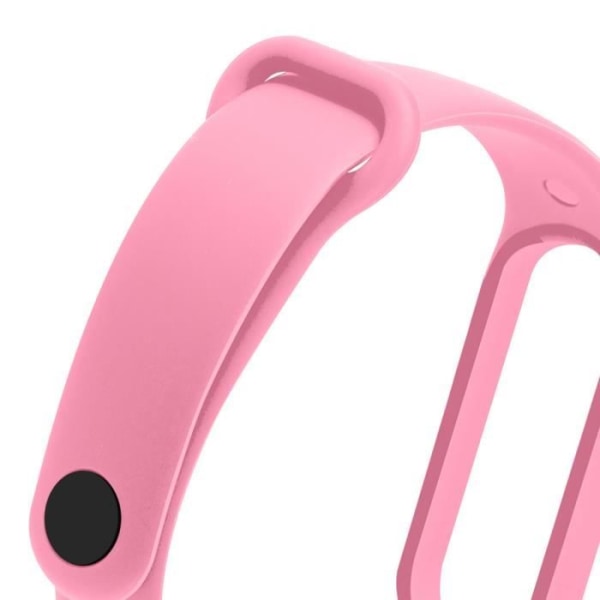 Rannekoru Xiaomi Mi Band 5 / 6 / 7 Silicone Soft Touch -vedenpitävälle pinkille