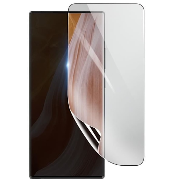 Näytönsuoja - 3MK - ZTE Axon 40 Pro - Iskunkestävä Hydrogeeli - Läpinäkyvä - Naarmuuntumaton Transparent