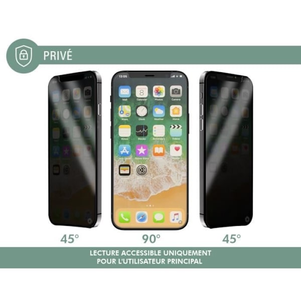 Näytönsuojus - Force Glass - iPhone 13 / 13 Pro - Orgaaninen lasi - Naarmunkestävä - Elinikäinen takuu