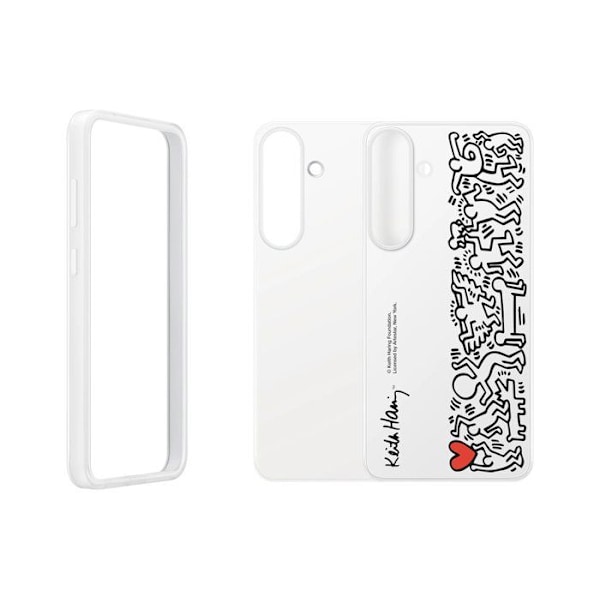 Skal och fodral - Samsung - Galaxy S25+ - Anpassningsbar - Vit - Flipsuit Vit