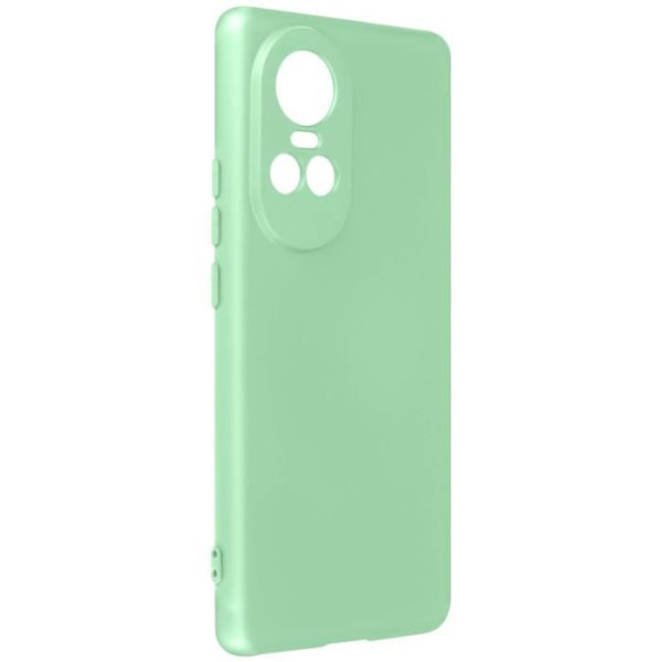 Taske til Oppo Reno 10 og 10 Pro Semi-rigid Soft-touch med strop Green Grön