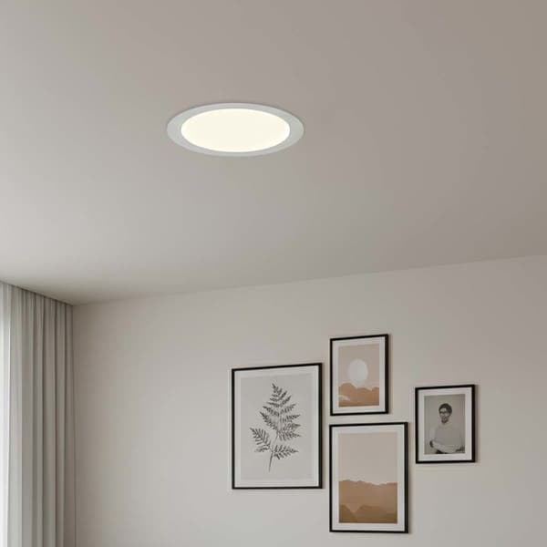 LED-paneler - AVIZAR - Rund LED-panel 3W 16,7 cm - 3W - Diam. 16,7 cm - Inbyggd Vit