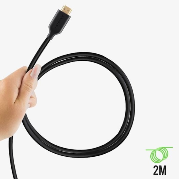 HDMI-kaapeli - BELKIN - Ultra HD 4K - Kullatut liittimet - 2m