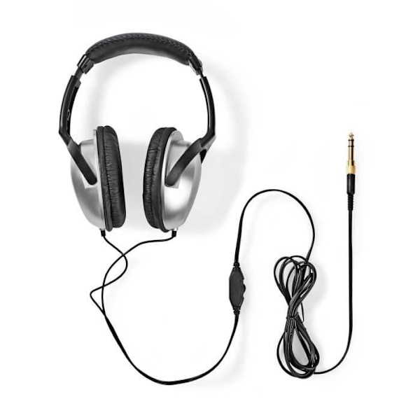 Nedis Hovedtelefoner | HPWD1200BK | Sort / Sølv Pengar