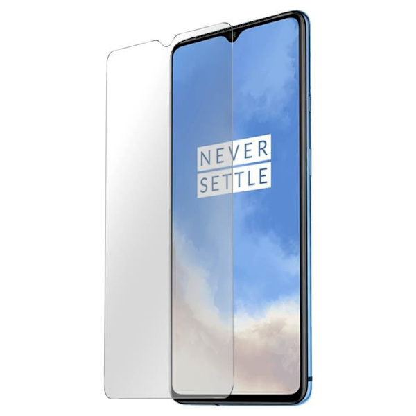 Skydd film - Oneplus - 7T - Härdat glas 9H - Ultra-tunn - Anti-explosion Klar vit