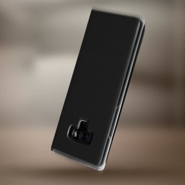 Smartphone taske - Samsung - Galaxy Note 9 - Øko-læder - Ultra-tynd - Fuld beskyttelse Svart