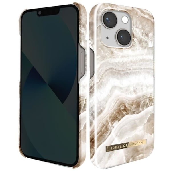 Skal till iPhone 13 Design Luxe Ultra tunn Klar Quartz iDeal of Sweden Vit