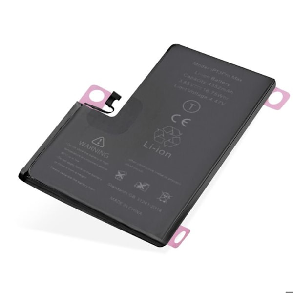 Sisäinen akku iPhone 13 Pro Max 4352mAh 100% yhteensopiva Korvaa A2653 Svart