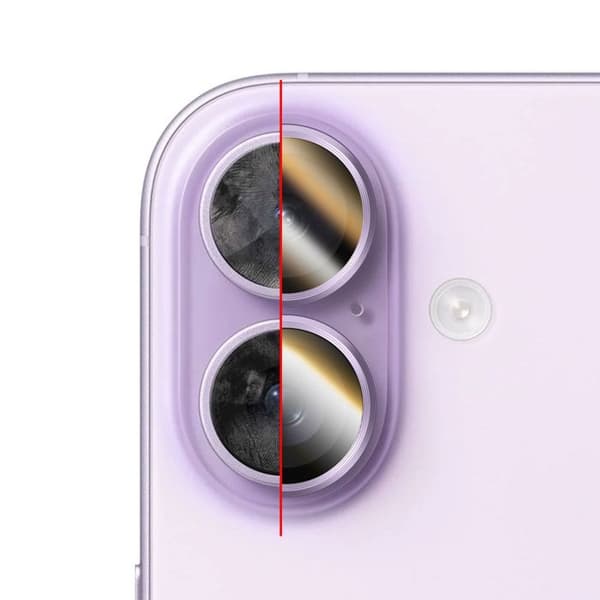 Kamerabeskyttelse til iPhone 16 / 16 Plus / 17 Anti-Ridser Rhinoshield Lilla Violett