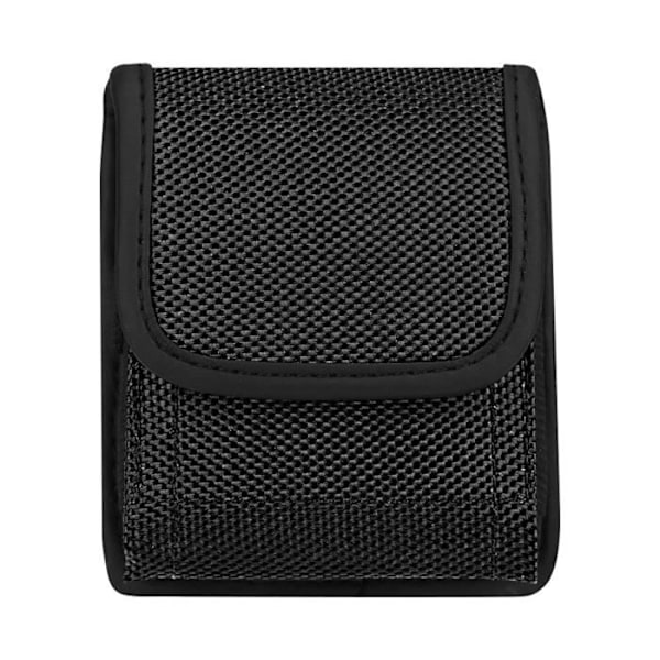Bæltetaske til Samsung Z Flip nylon Velcro clip vedhæftning Sort Svart