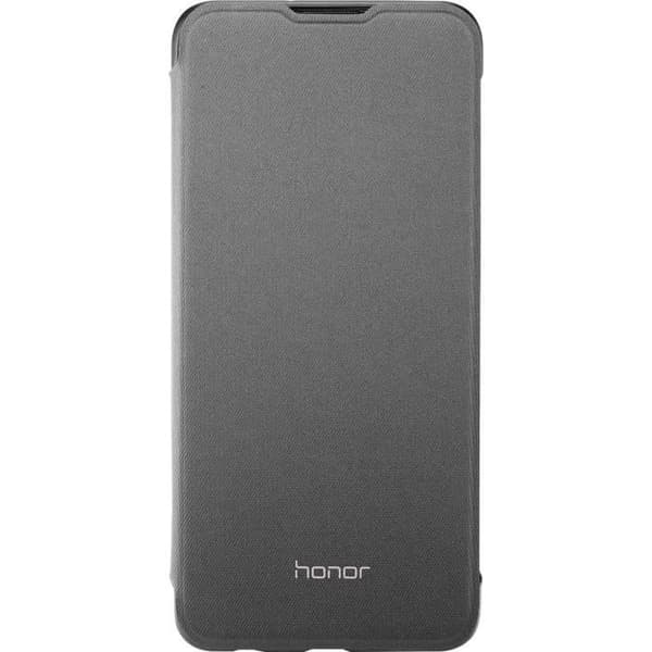 Black Honor Flip Cover Case til Honor 10 Lite