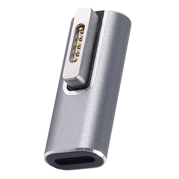 MacBook MagSafe 2 - USB-C Power Delivery -kompakti sovitin hopeanharmaa
