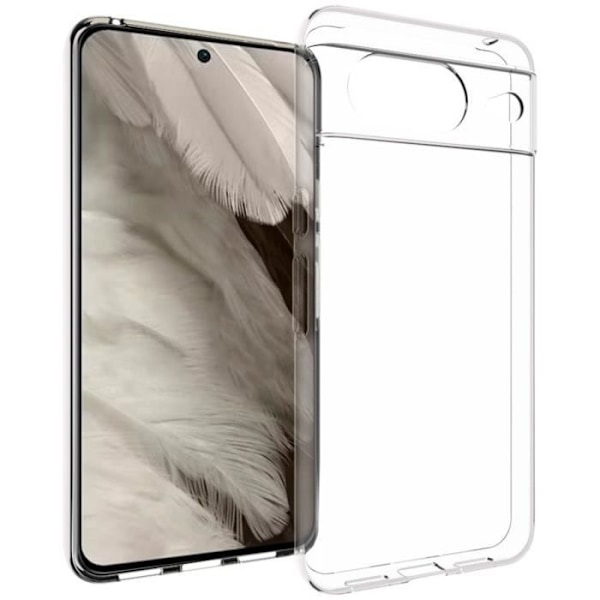 Fodral till Google Pixel 8 - Genomskinlig TPU-silikonskyddsfodral Transparent