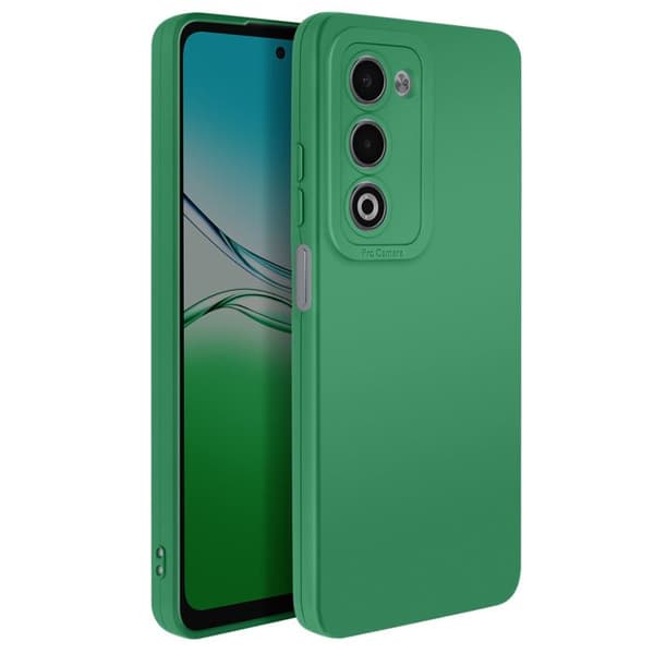 Silicone Skal för Oppo A5 med Kameraförstärkning Grön Grön