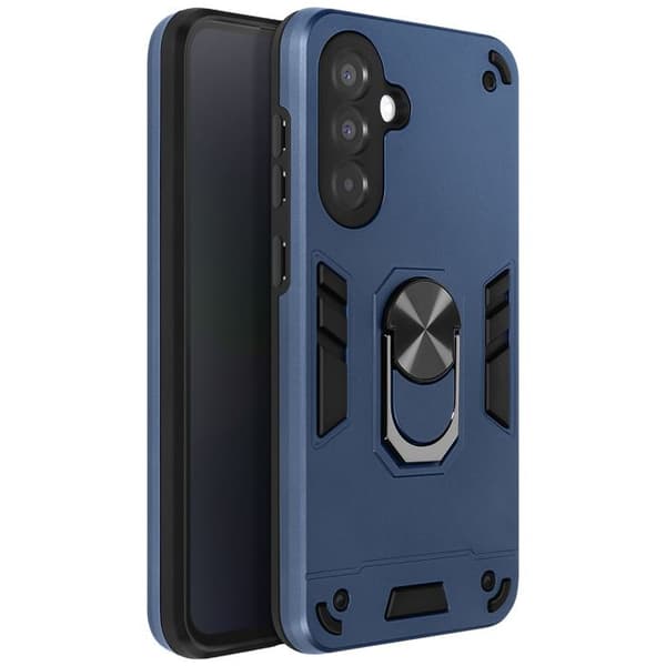 Coque Anneau - Samsung Galaxy A36 - Stødabsorberende - Blå - Hævede kanter Blå