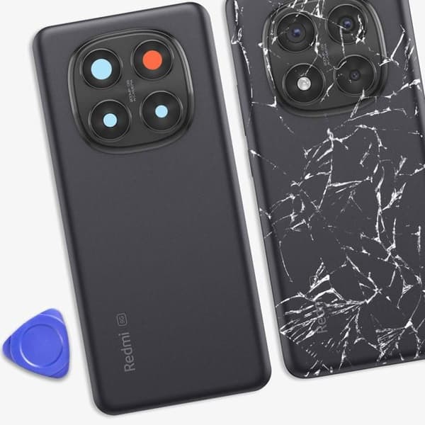 Batteri Cache för Redmi Note 14 Pro 5G Kompatibel Svart Svart