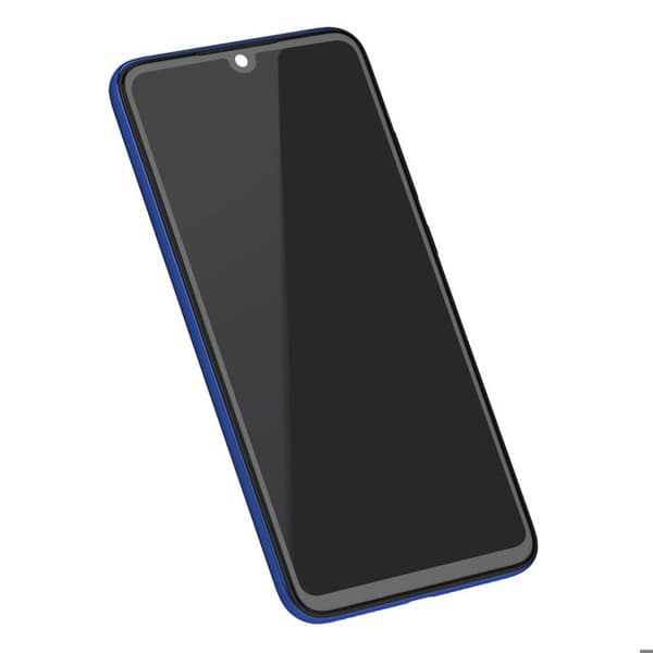 LCD-skärm Xiaomi Redmi Note 7 - Förmonterad pekskärm - Originalchassi - Blå - 5,5 tum Blå