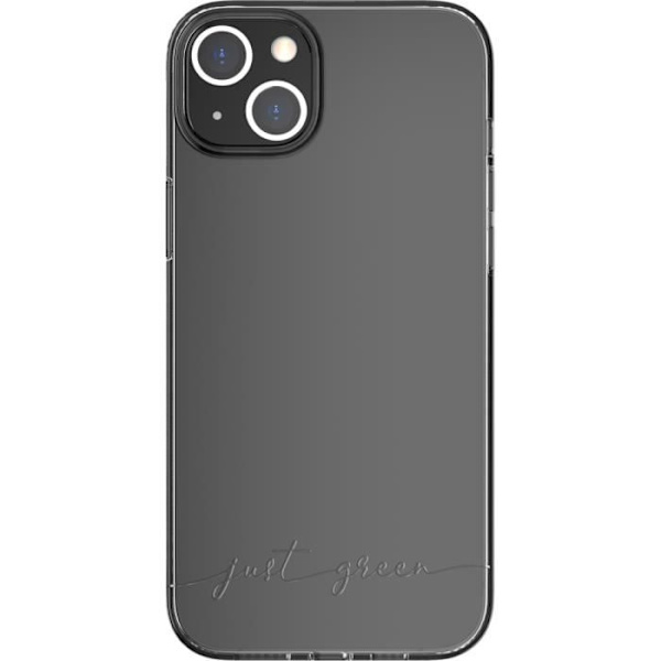 Transparent iPhone 14 Plus Infinia-fodral - 100 % återvunnen plast GRS-certifierad Just Green