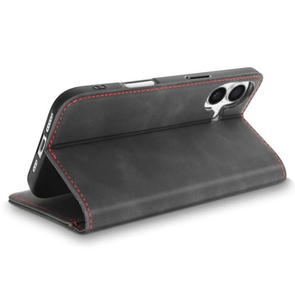iPhone 17 Etui - TACTICAL - Model Xproof - Video Støtte - Kortlomme - Sort Svart