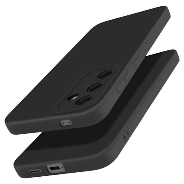 Coque til Samsung Galaxy S25 Plus Silikone Blød Kamera Beskyttet Sort Svart