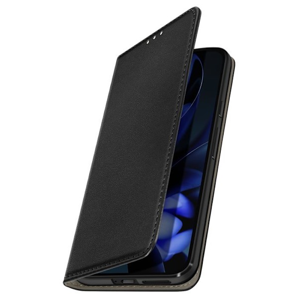 Google Pixel 9a Magneettinen Lompakkokotelo Musta Tukituki Svart