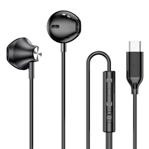 Semi intraørelur - AVIZAR - Jupiter - USB-C - Studio kvalitetslyd - Kabel 120 cm Svart