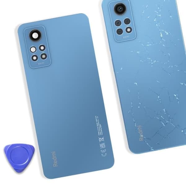 Batterilock för Xiaomi Redmi Note 12 Pro 4G Original Service Pack Xiaomi Light Blue Blå