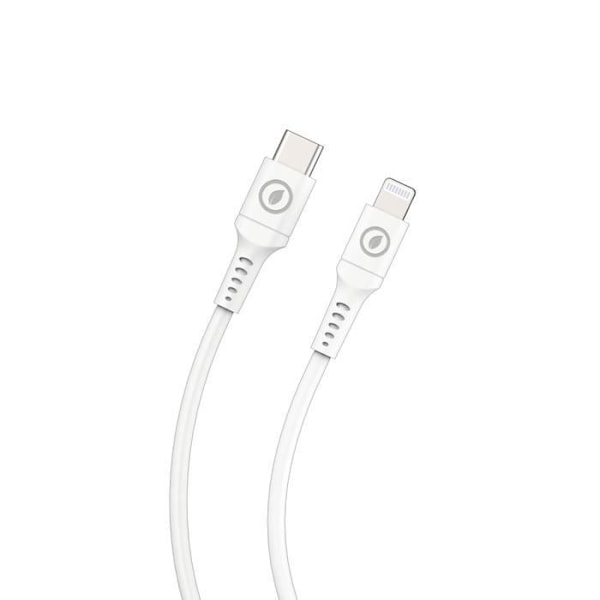 Lightning-USB-C-kaapeli 60 W lataus- ja synkronointikaapeli 1,2 m Muvit White Vit