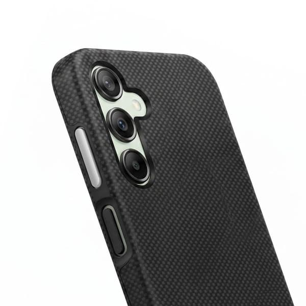 Cover til Galaxy A14 5G Overflade Antiskrid Stødabsorberende Model ArmorGrip JUST IN CASE Sort Svart