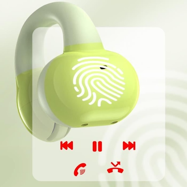 XO Air Conduction Bluetooth -kuulokkeet sisäänrakennetuilla mikrofoneilla XO Lime Green Grön