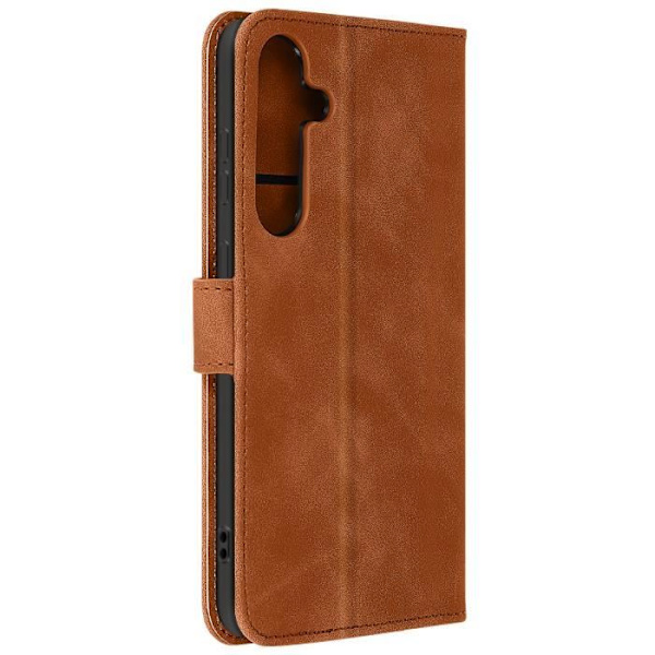 Etui til Samsung S24 Plus Wallet Flip Video Support Camel kastanj