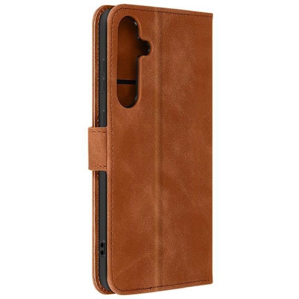 Kotelo Samsung S24 Plus Wallet Flip Video Support Camelille kastanj