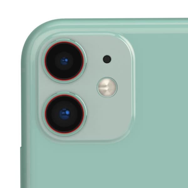 Bagkamera Linse - iPhone 11 - Sort - Beskyttelse - Udskiftning - Kompatibel Svart