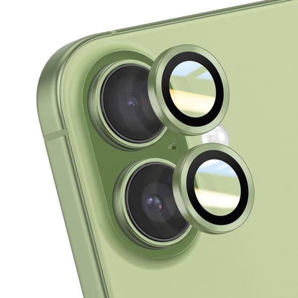 Objektbeskyttelse - AVIZAR - iPhone 17 - Hærdet Glas - Forstærket Kant - Lys Grøn Grön